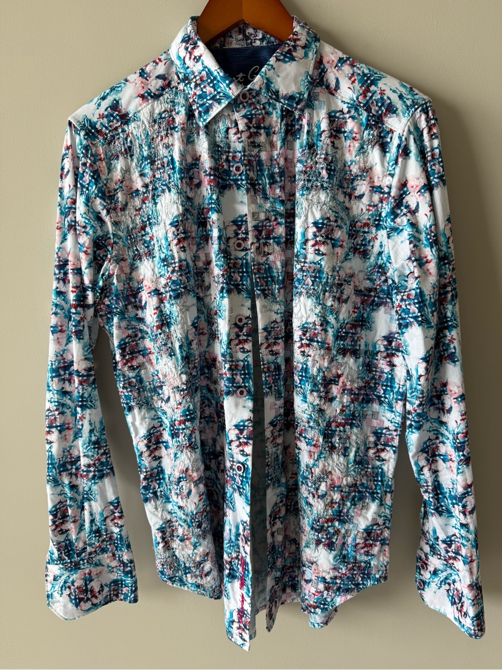 Robert Graham limited edition casual button shirt small classic fit